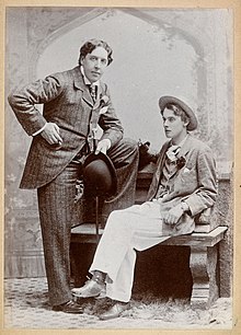 lord alfred douglas with oscar wilde